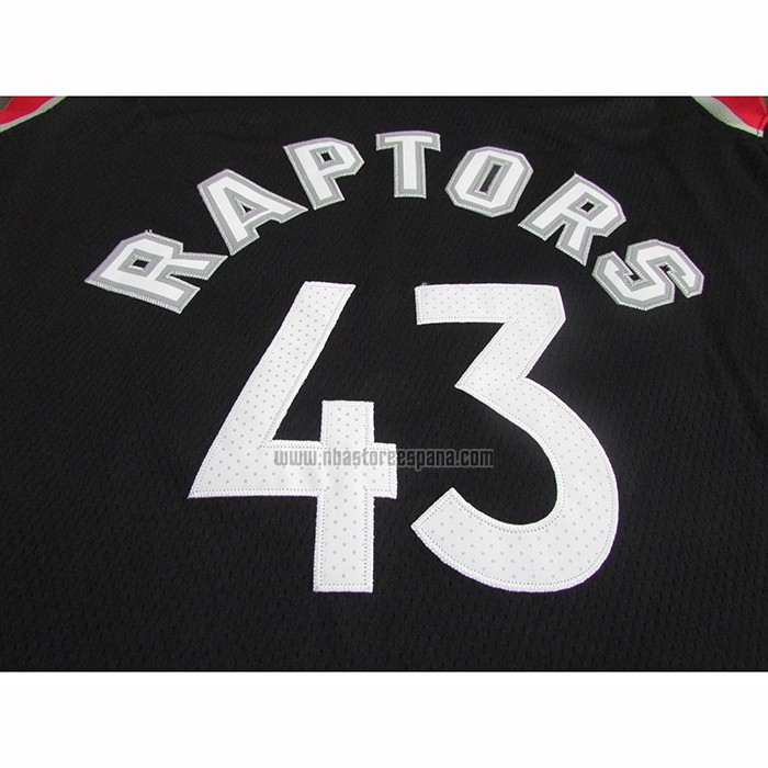 Camiseta Toronto Raptors Pascal Siakam NO 43 Statement 2018 Negro